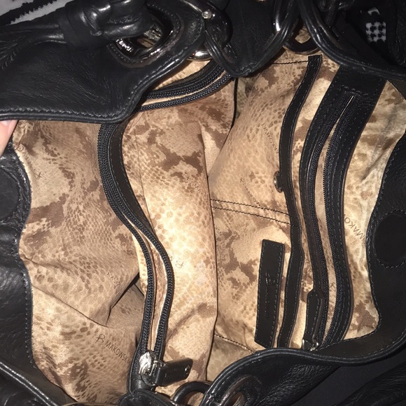 B Makowsky Black Purse - Picture 6 of 7